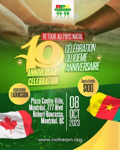CELEBRATION DU 10EME ANNIVERSAIRE DU RPN