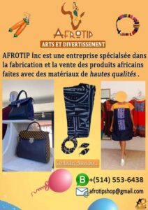 Afrotip inc., arts et divertissement