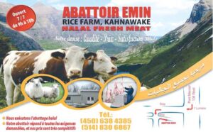 Abattoir Emin, Rice Farm, Kahnawake