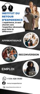 Institut du retour d'expérience : apprentissage, reconversion, emploi