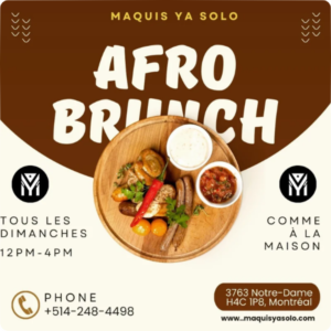 Maquis Ya Solo, Afro Brunch