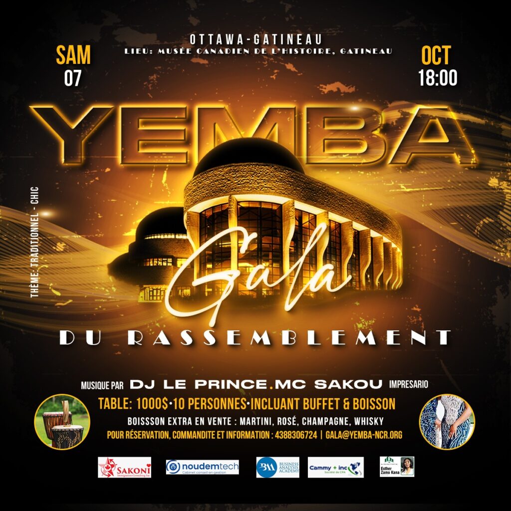 Gala du Rassemblement Yemba Gatineau-Ottawa