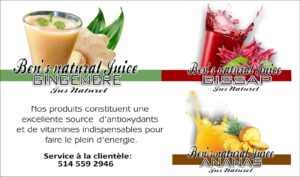 Ben's Natural Juice, jus naturels