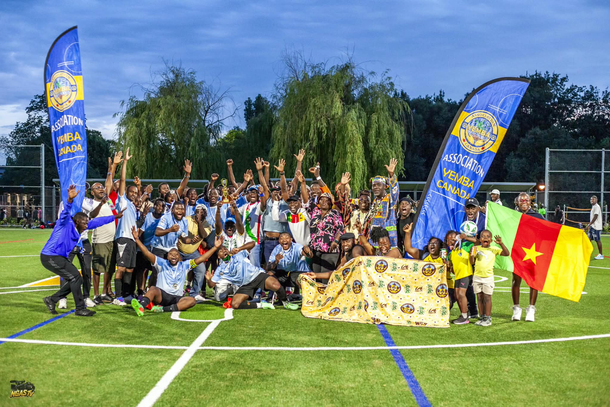 L'équipe de Yemba Canada, championne du tournoi de soccer 2026
