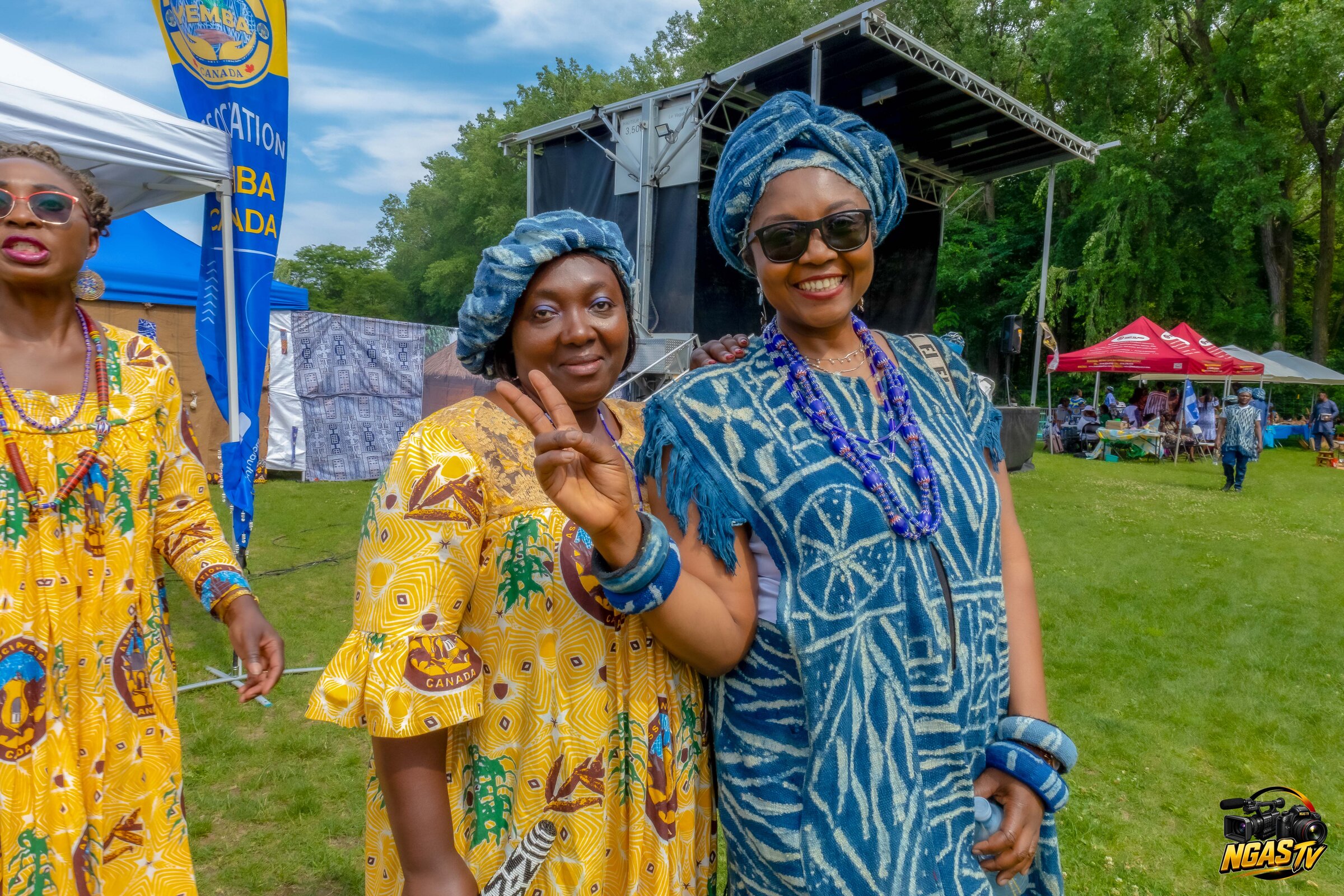 Participantes en tenue traditionnelle au Festival Yemba Canada 2026